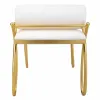 Jakkara Alexandra House Living Kulta Vaahto Rauta Puu MDF 49 x 53 x 112 cm