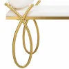 Taburete Alexandra House Living Zelts Putas Dzelzs Koks MDF 49 x 53 x 112 cm