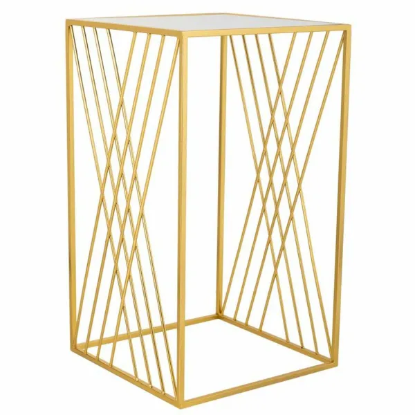 Kampinis stalas Alexandra House Living Auksas 40 x 70 x 40 cm