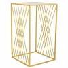 Угловой стол Alexandra House Living Золото 40 x 70 x 40 cm