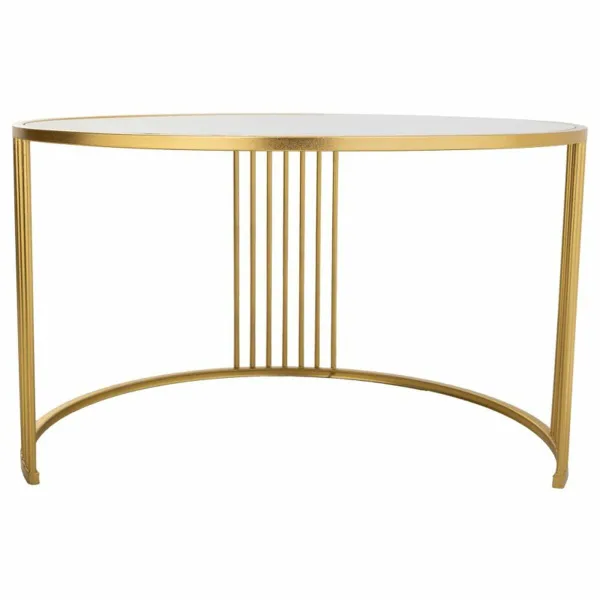 Centrinis stalas Alexandra House Living Auksas Geležis Veidrodis Medžio MDF 80 x 48 x 80 cm