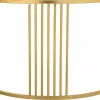 Centrālais galds Alexandra House Living Zelts Dzelzs spogulis Koks MDF 80 x 48 x 80 cm