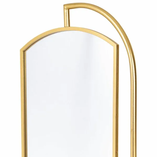 Brīvi stāvošs spogulis Alexandra House Living Zelts Metāls Dzelzs spogulis 40 x 162 x 62 cm
