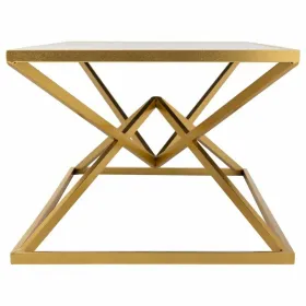 Diivanilaud Alexandra House Living Kuld Metall Paber Raud Puit MDF 60 x 45 x 110 cm