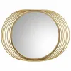 Wall mirror Alexandra House Living Golden 4 x 49 x 66 cm Oval