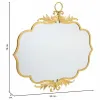 Sienas spogulis Alexandra House Living Bronza 4 x 90 x 78 cm Ģeometrisks