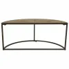Set of 2 tables Alexandra House Living Brown Iron Fir wood 45 x 40 x 91 cm
