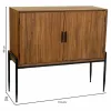 Bufete Alexandra House Living Brūns Dzelzs Plate Egles koksne 40 x 99 x 110 cm