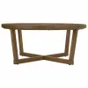 Centrinis stalas Alexandra House Living Ruda Geležis Eglės mediena 100 x 43 x 100 cm