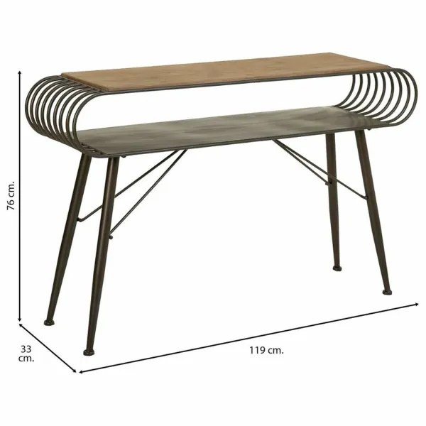 Hallipöytä Alexandra House Living Ruskea 33 x 76 x 119 cm