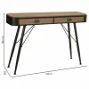 Мебель для прихожей с ящиками Alexandra House Living Коричневый 32 x 80 x 120 cm