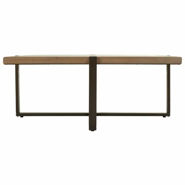 Centrinis stalas Alexandra House Living Ruda Geležis Eglės mediena 99 x 40 x 99 cm