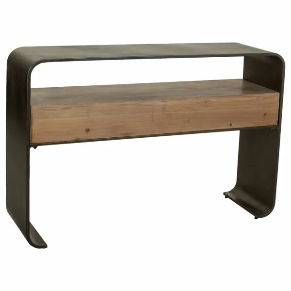 Hallipöytä laatikolla Alexandra House Living Ruskea 37 x 82 x 122 cm
