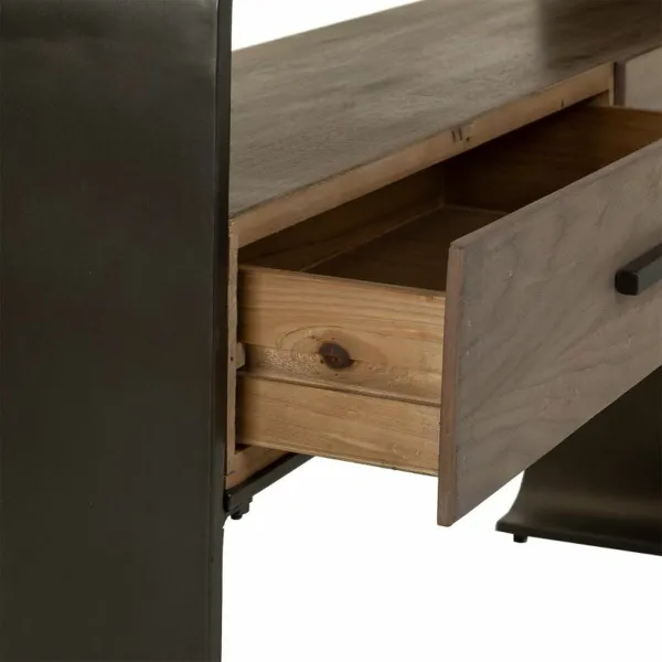 Hall Table with Drawers Alexandra House Living Brown 37 x 82 x 122 cm