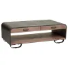 Centre Table Alexandra House Living Brown Wood Iron Plate Fir wood 62 x 41 x 120 cm
