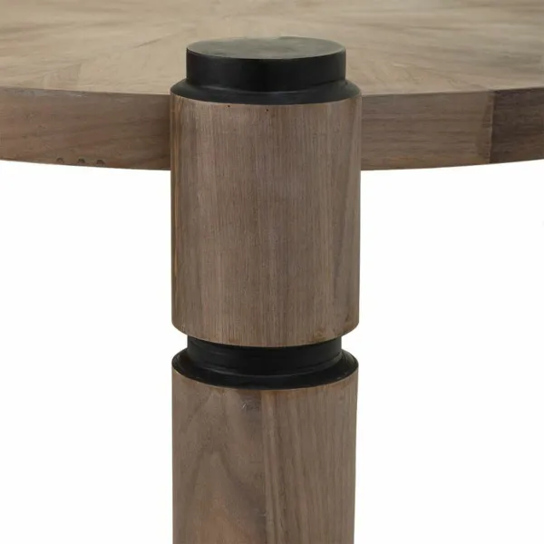 Centre Table Alexandra House Living Brown Wood Iron Plate Fir wood 110 x 46 x 110 cm