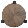 Centre Table Alexandra House Living Brown Wood Iron Plate Fir wood 110 x 46 x 110 cm
