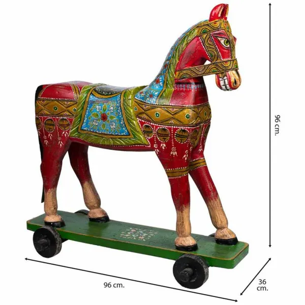 Decorative Figure Alexandra House Living Horse 36 x 96 x 86 cm