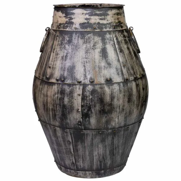 Vaza Alexandra House Living Pilka Mango mediena 40 x 65 x 40 cm