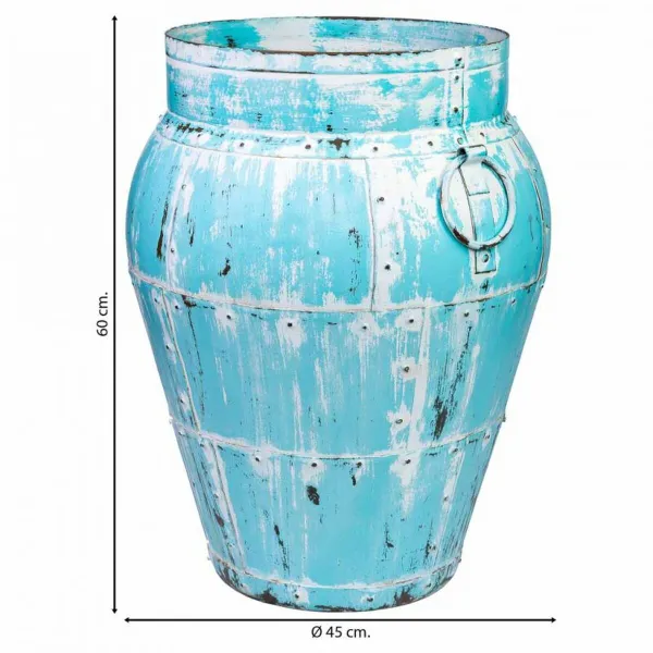 Vaza Alexandra House Living Mėlyna Mango mediena 45 x 60 x 45 cm