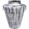 Vase Alexandra House Living White Mango wood 50 x 58 x 50 cm