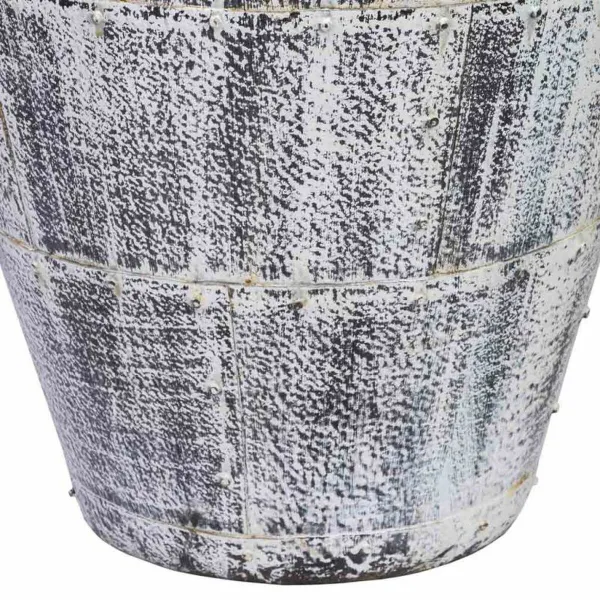 Vase Alexandra House Living White Mango wood 50 x 58 x 50 cm