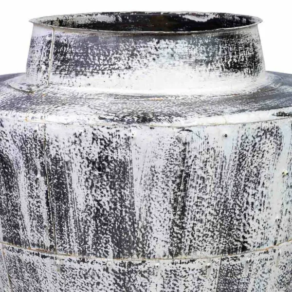 Vase Alexandra House Living White Mango wood 50 x 58 x 50 cm