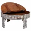 Кофейный столик Alexandra House Living Белый Древесина манго 80 x 41 x 80 cm