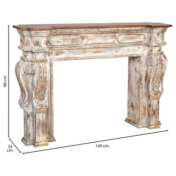 Мебель для прихожей Alexandra House Living Белый Серый 33 x 98 x 149 cm