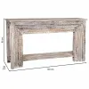 Hall Alexandra House Living White Grey 39 x 86 x 160 cm Aged finish Engraving