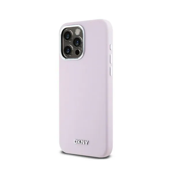 DKNY Liquid Silicone Small Metal Logo MagSafe - Case fro iPhone 14 Pro Max (pink)
