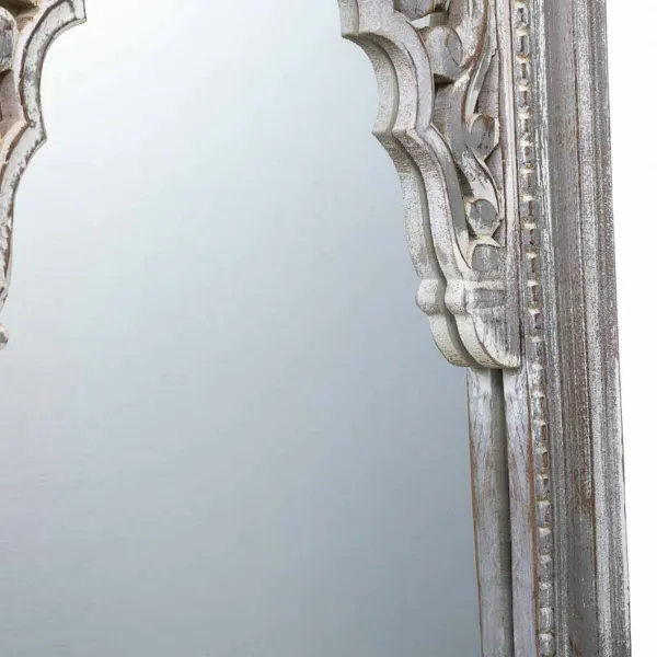 Sieninis veidrodis Alexandra House Living Balta 5 x 107 x 60 cm Stačiakampis