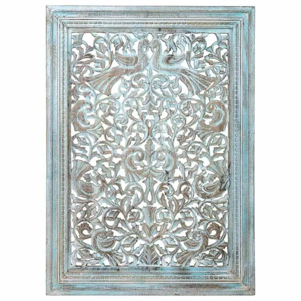 Wall Decoration Alexandra House Living Blue Mango wood 6 x 120 x 85 cm