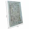 Sienu dekors Alexandra House Living Zils Mango koks 6 x 120 x 85 cm