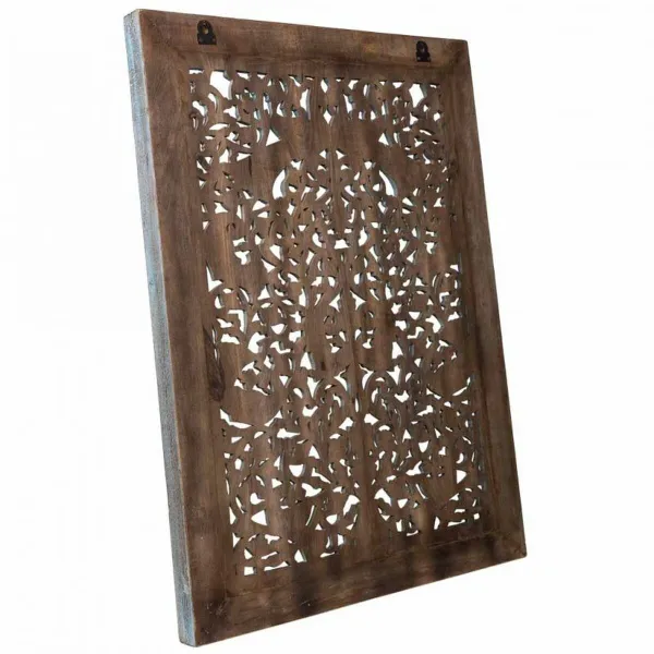Sienu dekors Alexandra House Living Zils Mango koks 6 x 120 x 85 cm