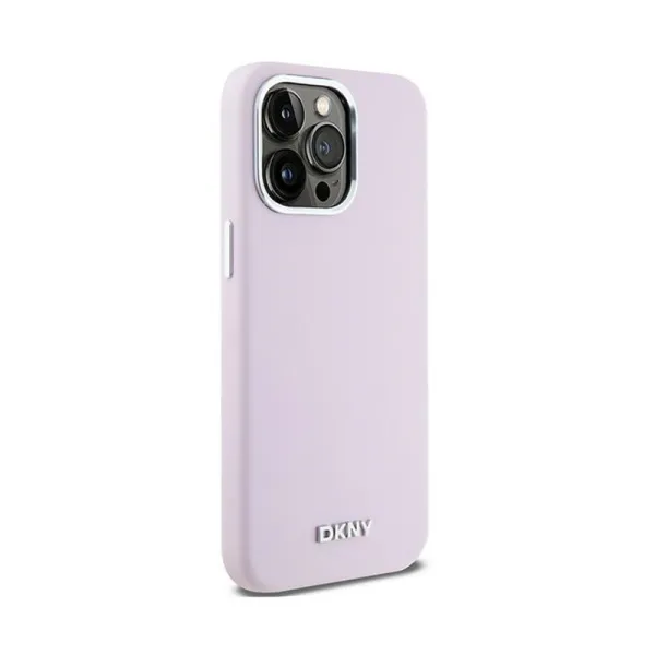 DKNY Liquid Silicone Small Metal Logo MagSafe - Case fro iPhone 14 Pro Max (pink)