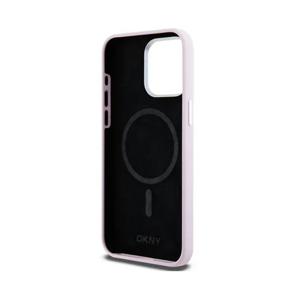 DKNY Liquid Silicone Small Metal Logo MagSafe - Case fro iPhone 14 Pro Max (pink)
