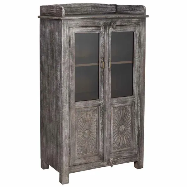 Display Stand Alexandra House Living Black Mango wood 41 x 128 x 74 cm