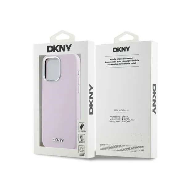 DKNY Liquid Silicone Small Metal Logo MagSafe - Case fro iPhone 14 Pro Max (pink)