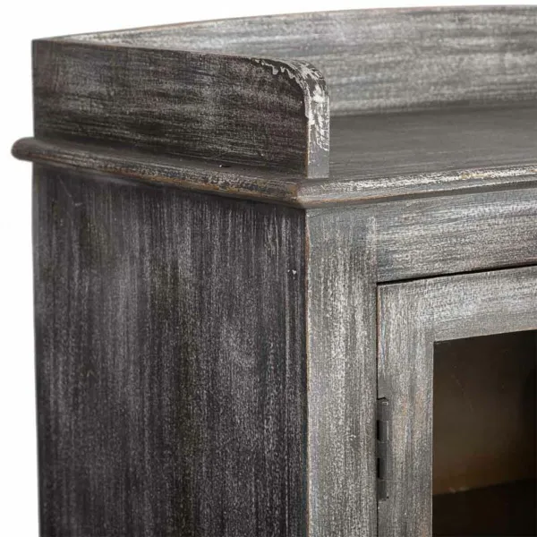 Display Stand Alexandra House Living Black Mango wood 41 x 128 x 74 cm