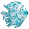 Svečturis Alexandra House Living Zils Mango koks 15 x 83 x 107 cm Zivis