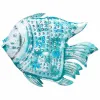 Kynttilänjalka Alexandra House Living Sininen Mangopuu 15 x 83 x 107 cm Kala
