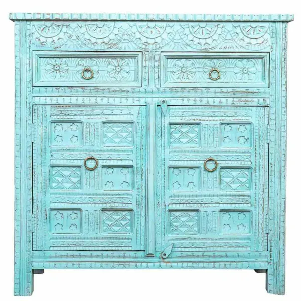 Bufete Alexandra House Living Zils Mango koks 41 x 101 x 101 cm