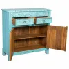 Indauja Alexandra House Living Mėlyna Mango mediena 41 x 101 x 101 cm