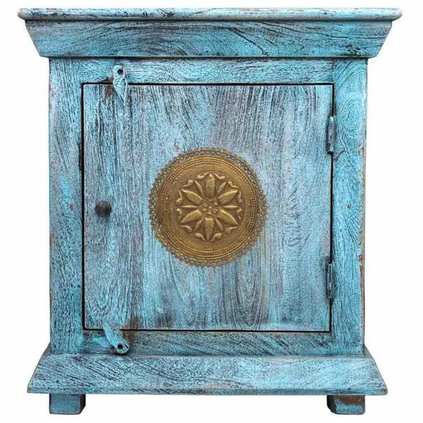 Ночной столик Alexandra House Living Чёрный Серый 35 x 60 x 55 cm