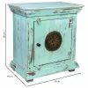 Ночной столик Alexandra House Living Чёрный Зеленый 35 x 60 x 55 cm