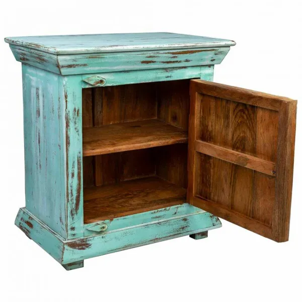 Ночной столик Alexandra House Living Чёрный Зеленый 35 x 60 x 55 cm