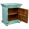 Ночной столик Alexandra House Living Чёрный Зеленый 35 x 60 x 55 cm