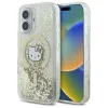 Hello Kitty Liquid Glitter Fever MagSafe - Case for iPhone 16 (white/gold)
