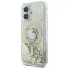 Hello Kitty Liquid Glitter Fever MagSafe - Case for iPhone 16 (white/gold)